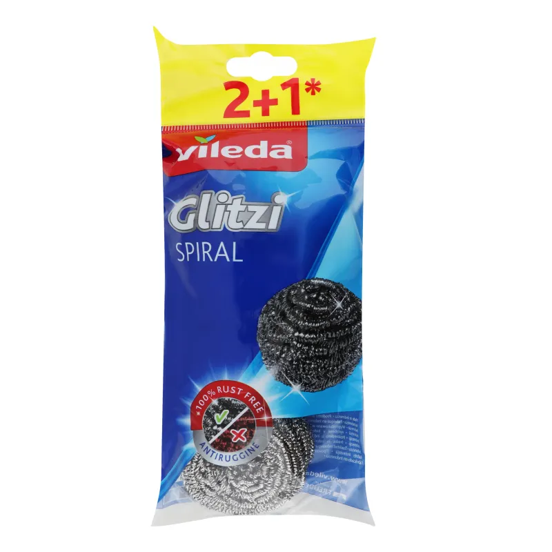 Губка Vileda Inox 2 + 1 бесплатно