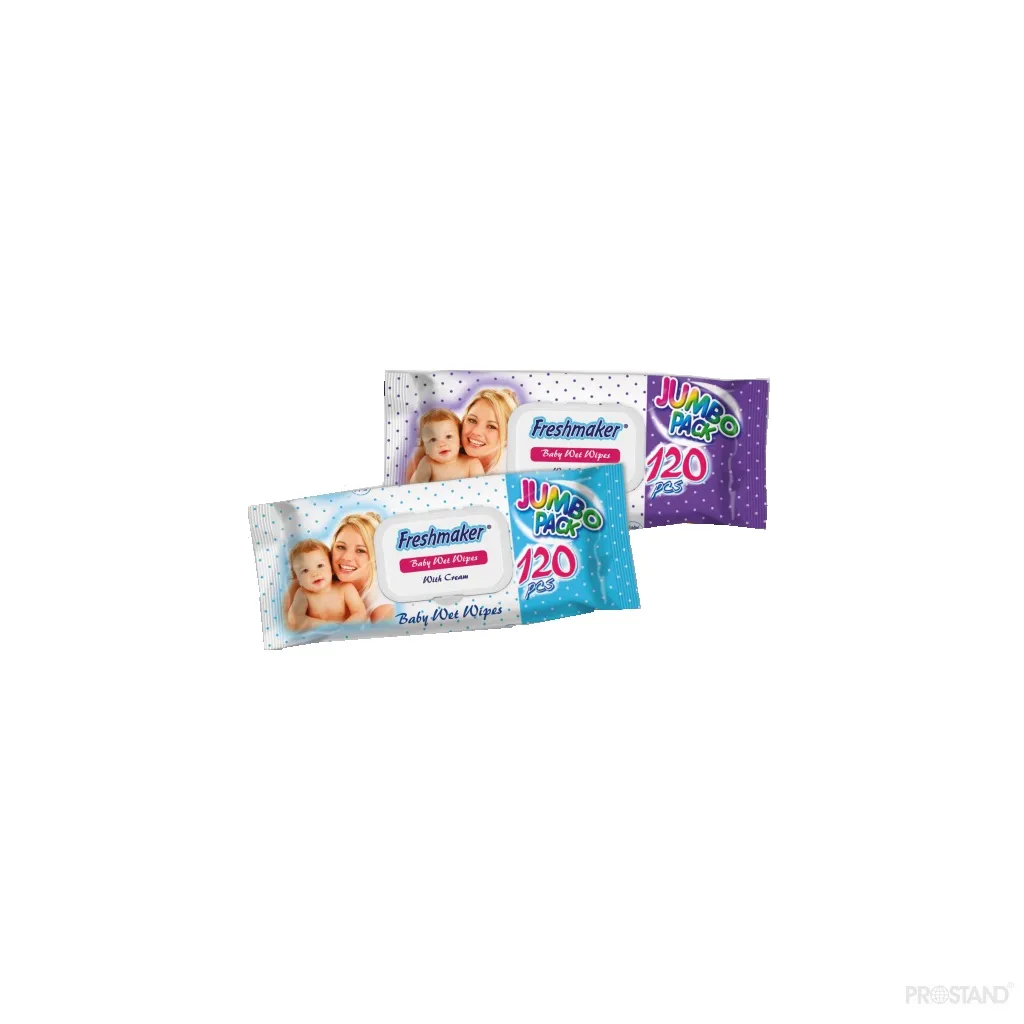 Servetele umede Freshmaker Jumbo pack 120 buc cu capac