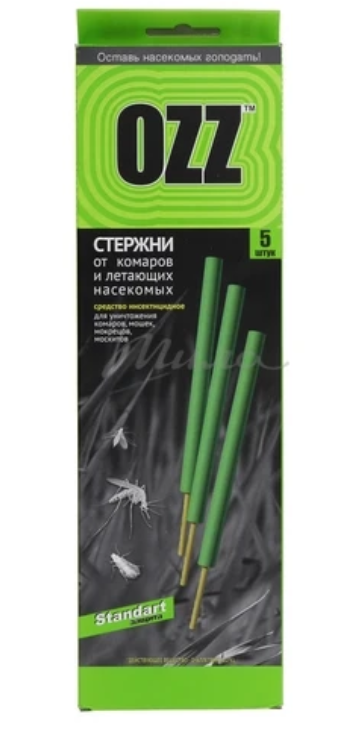 OZZ Стержни от комаров и летающих насекомых 5 шт
