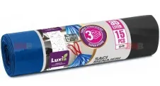 LUXIA Пакеты для мусора сверхпрочные с затяжками 35 л 15 шт