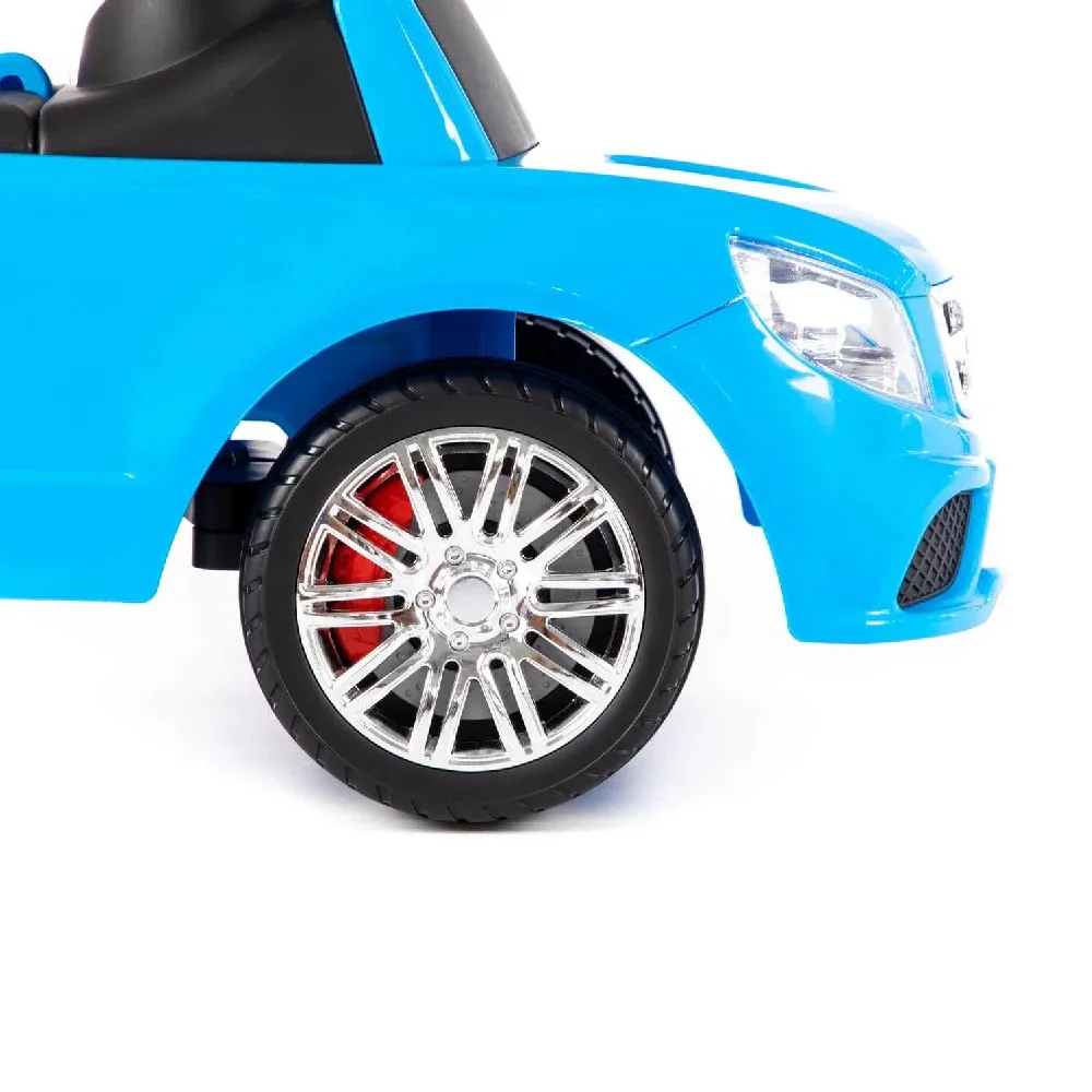 Tolocar SuperCar pentru copii cu volan muzical, albastru, Polesie (84484)
