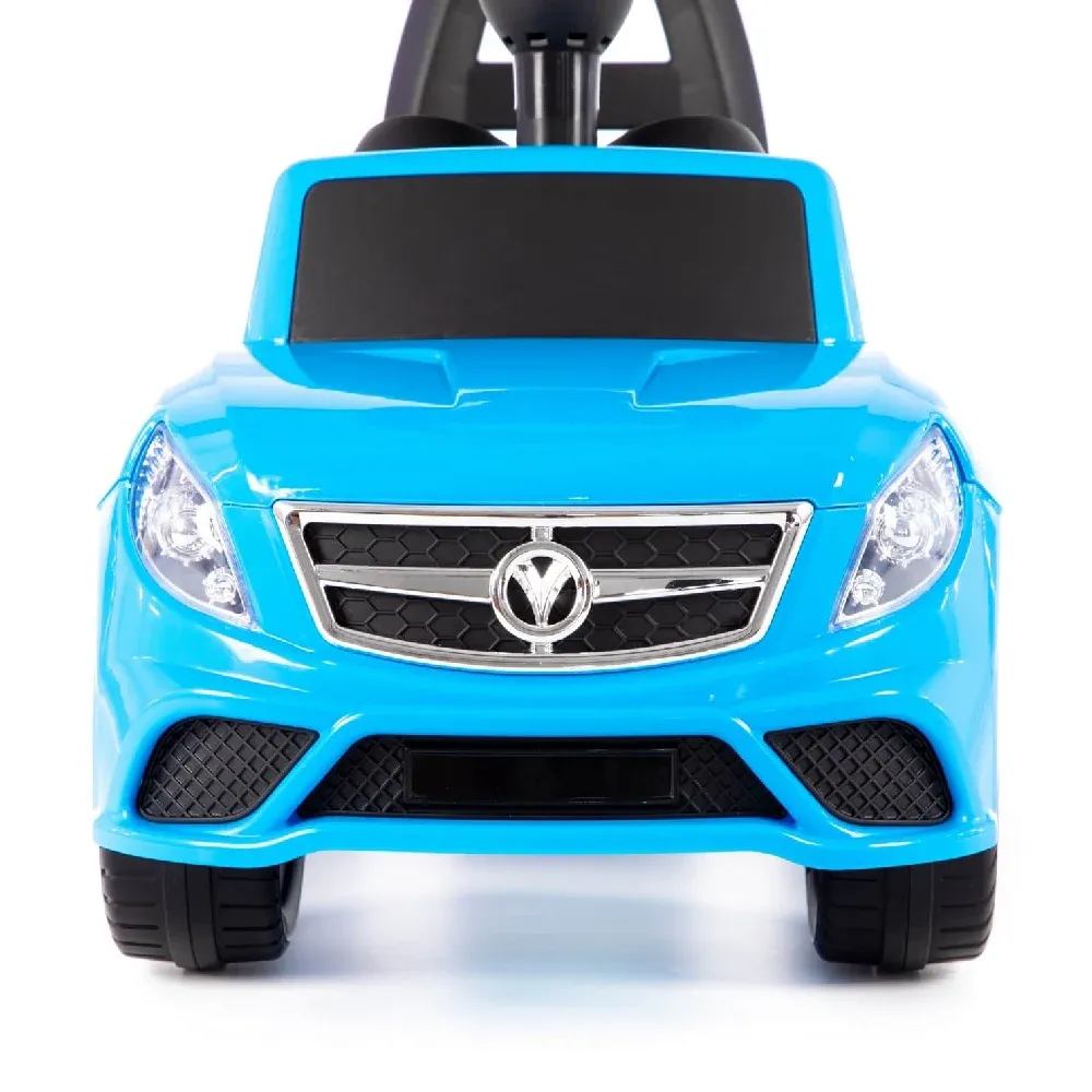 Tolocar SuperCar pentru copii cu volan muzical, albastru, Polesie (84484)
