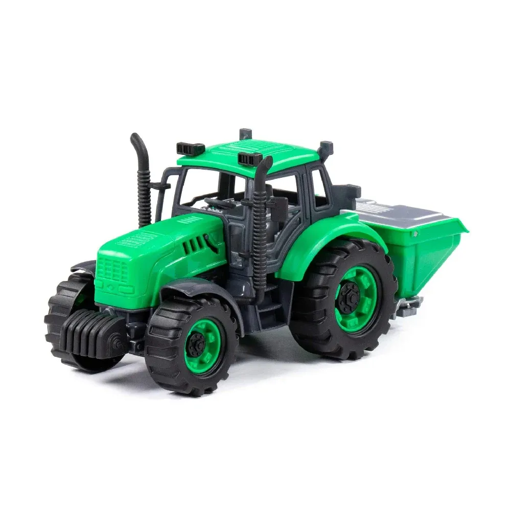 Tractor agricol cu inerție Progress, verde, Polesie (91239)