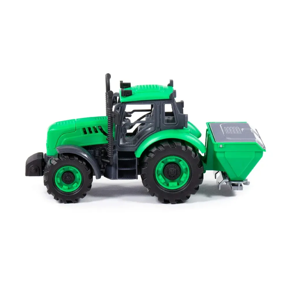Tractor agricol cu inerție Progress, verde, Polesie (91239)
