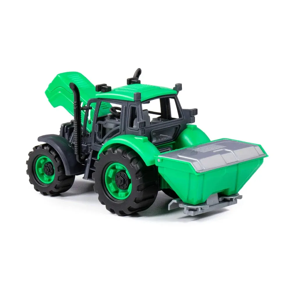 Tractor agricol cu inerție Progress, verde, Polesie (91239)