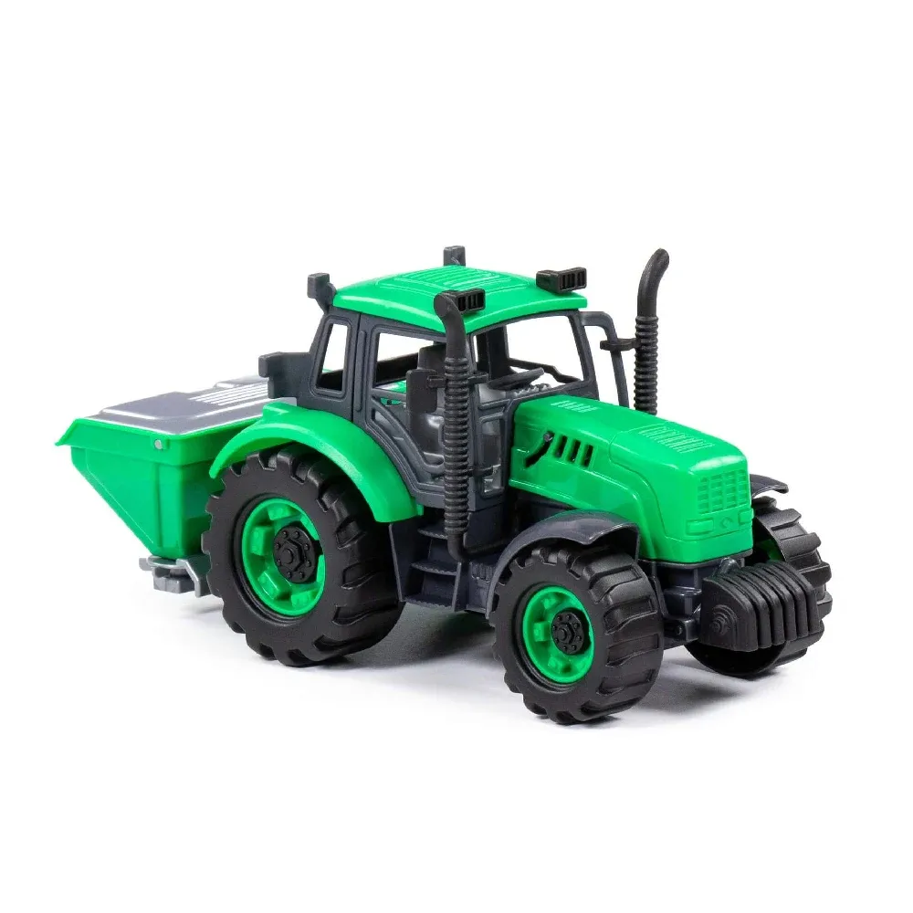 Tractor agricol cu inerție Progress, verde, Polesie (91239)
