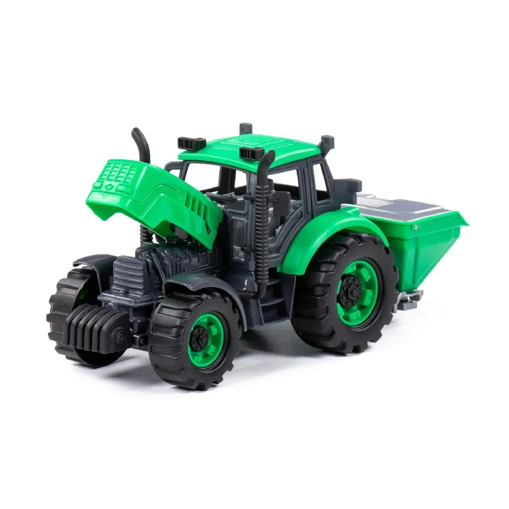 Tractor agricol cu inerție Progress, verde, Polesie (91239)