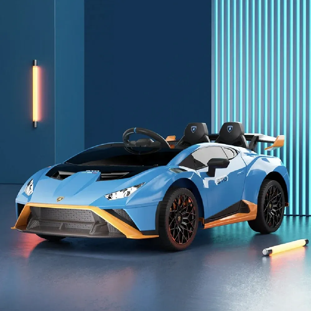 Детский электромобиль Lamborghini Huracán STO, синий (21022)