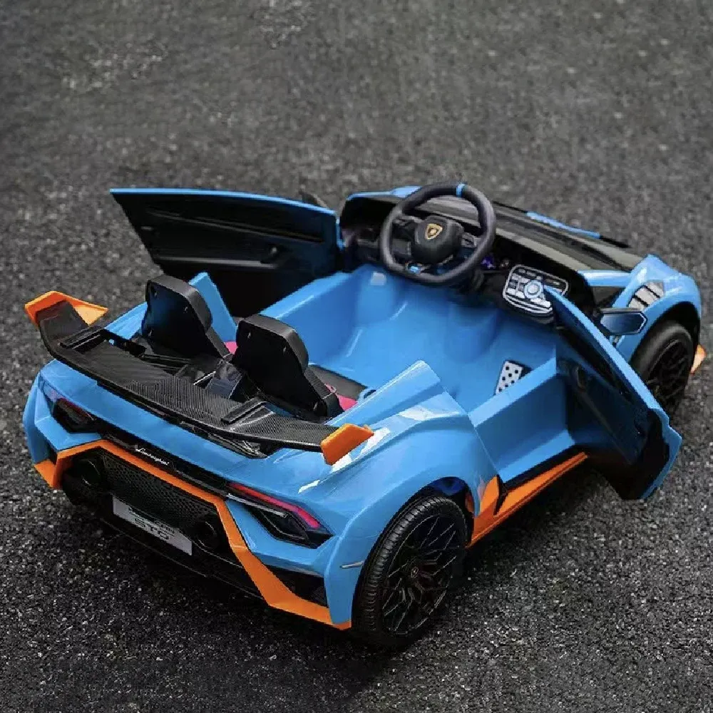 Детский электромобиль Lamborghini Huracán STO, синий (21022)