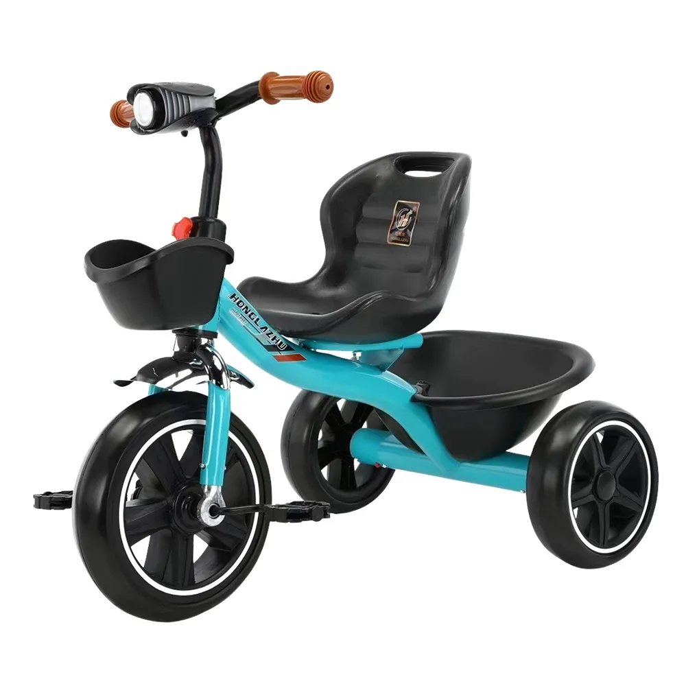 Tricicletă pentru copii cu claxon, 4 culori (42357)