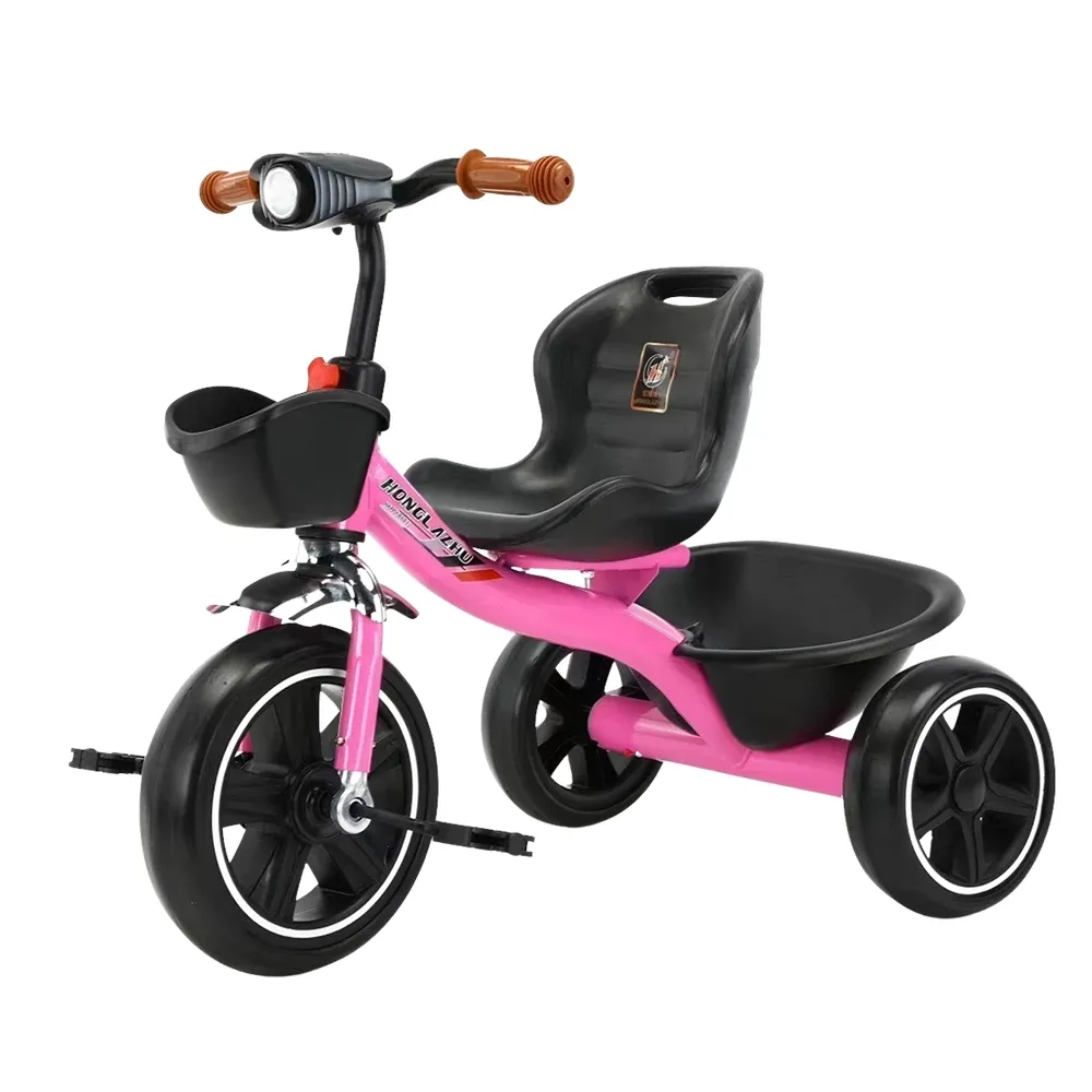 Tricicletă pentru copii cu claxon, 4 culori (42357)
