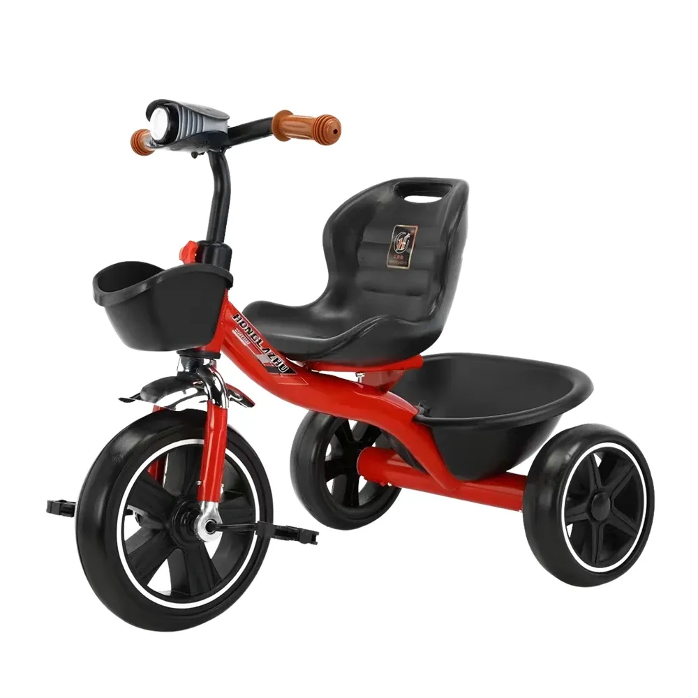 Tricicletă pentru copii cu claxon, 4 culori (42357)