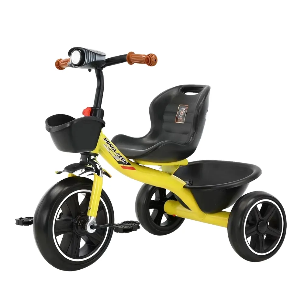 Tricicletă pentru copii cu claxon, 4 culori (42357)
