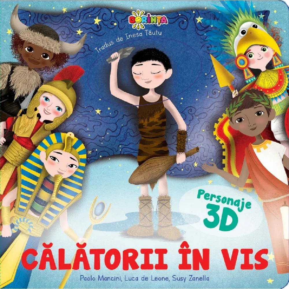 Călătorii în vis cu personaje 3D (03638)