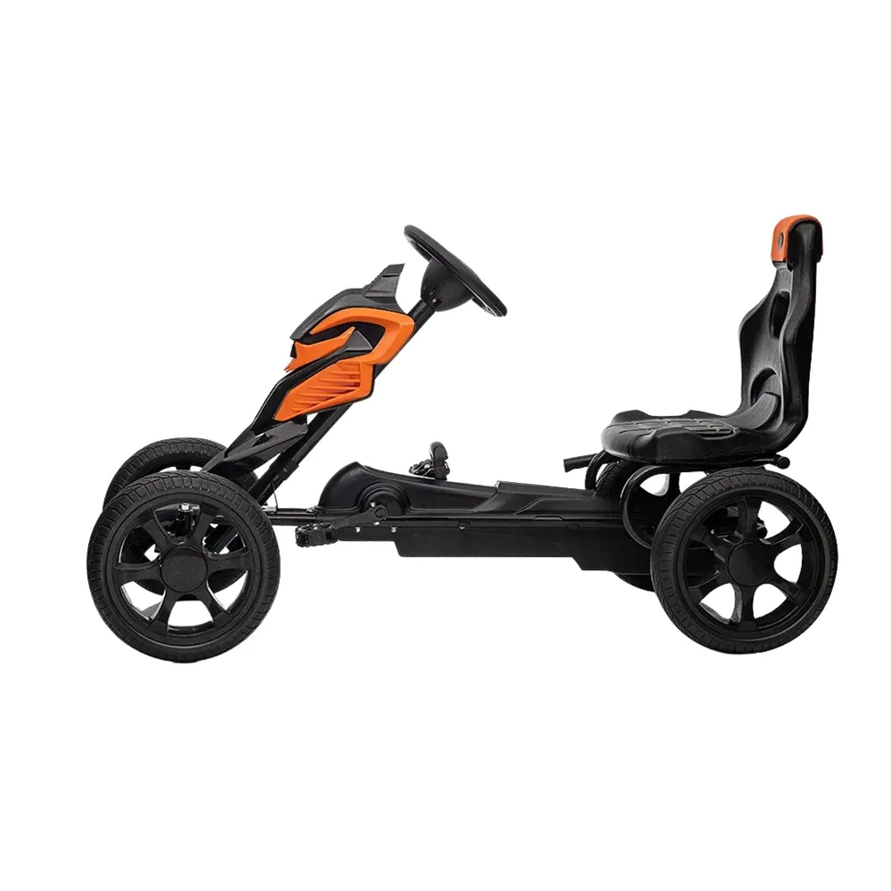 Kart cu pedale pentru copii (1504/2 negru)