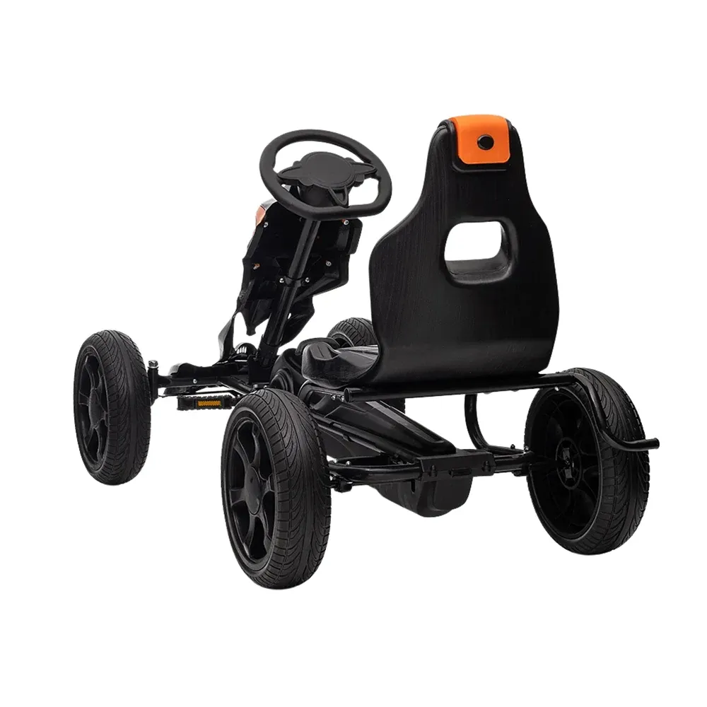 Kart cu pedale pentru copii (1504/2 negru)