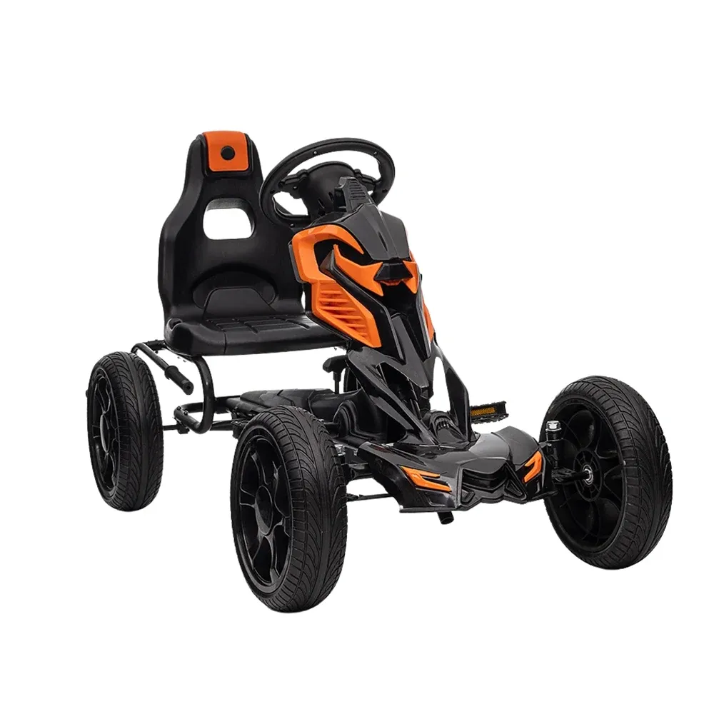 Kart cu pedale pentru copii (1504/2 negru)