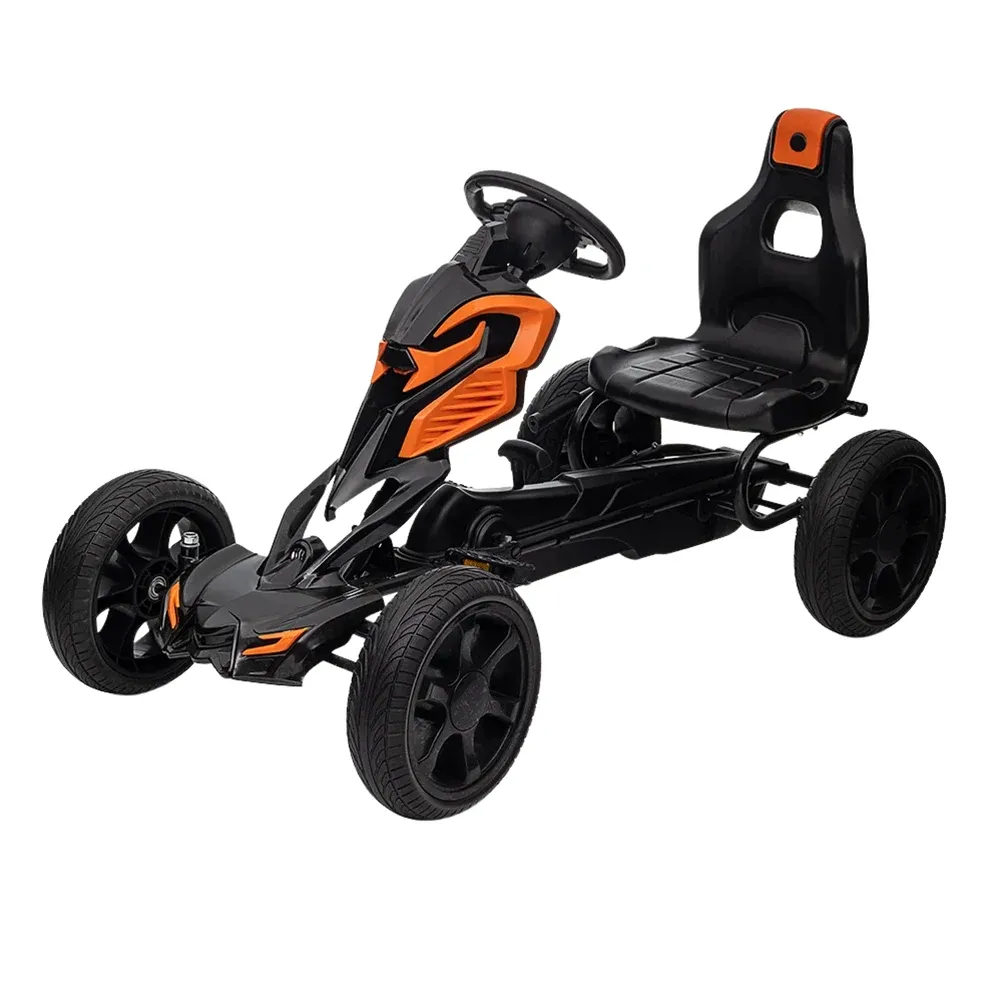 Kart cu pedale pentru copii (1504/2 negru)