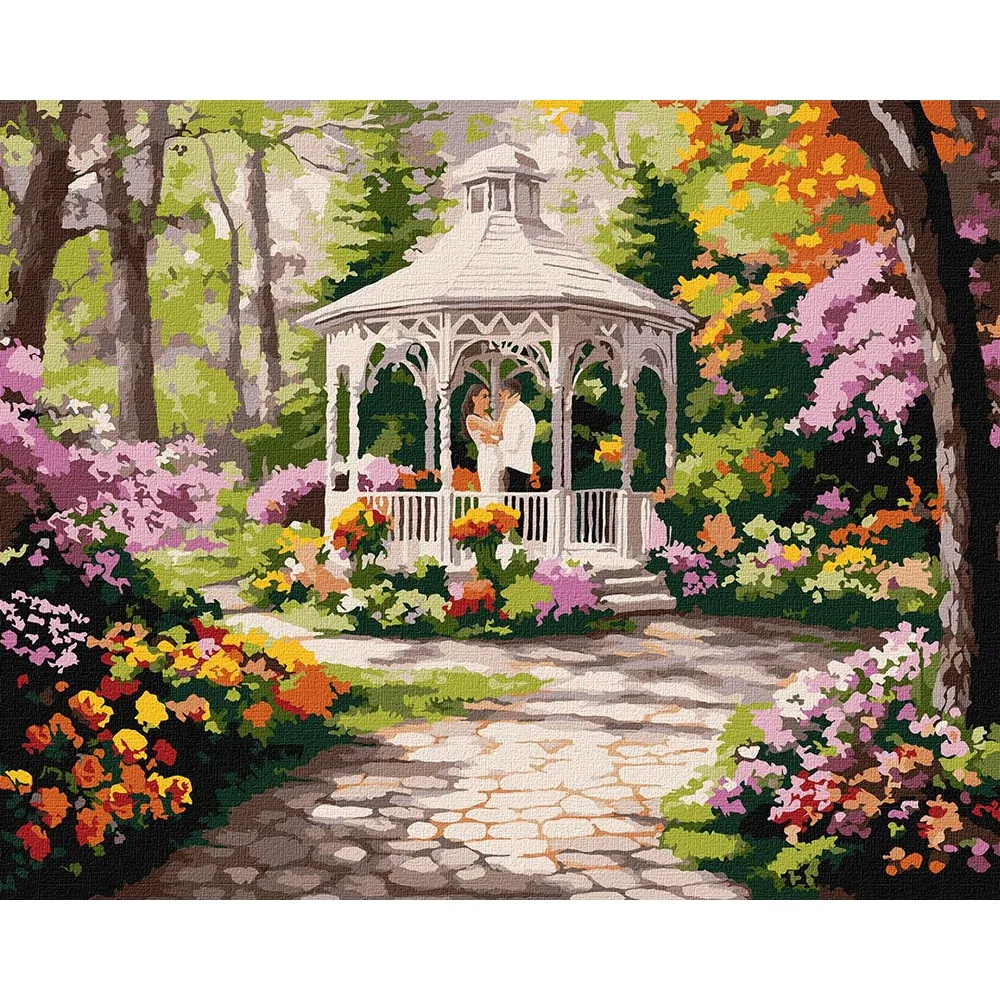 Картина по номерам Поле с цветами, 40×50 см, Идейка (KHO2909)