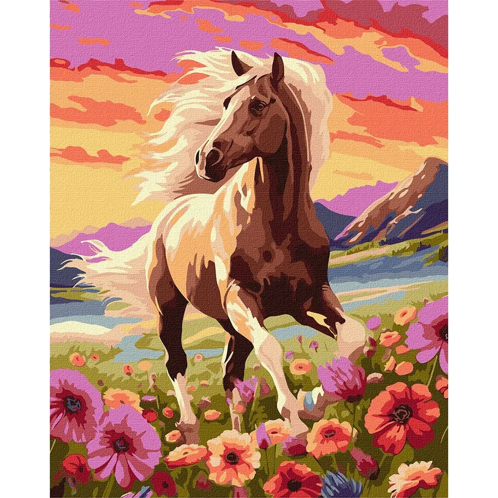 Картина по номерам Грациозная лошадка, 40×50 см, Идейка (KHO6584)