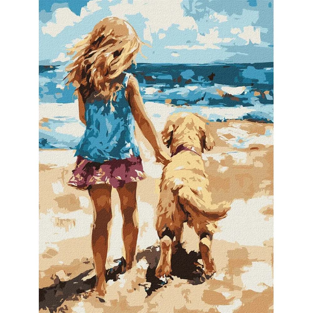 Картина по номерам Всегда вместе, 40×50 см, Идейка (KHO8490)