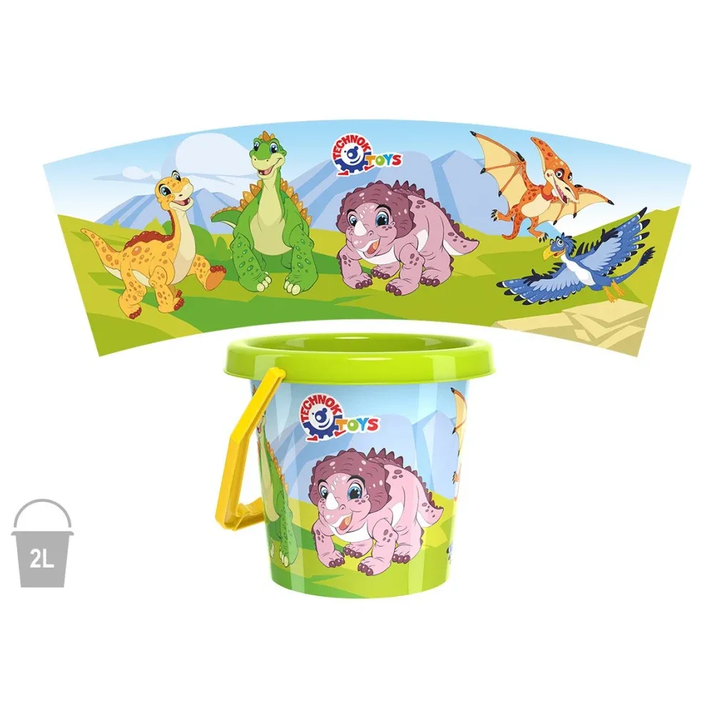Set pentru nisip cu găletușă, stropitoare și accesorii, Technok (0106)