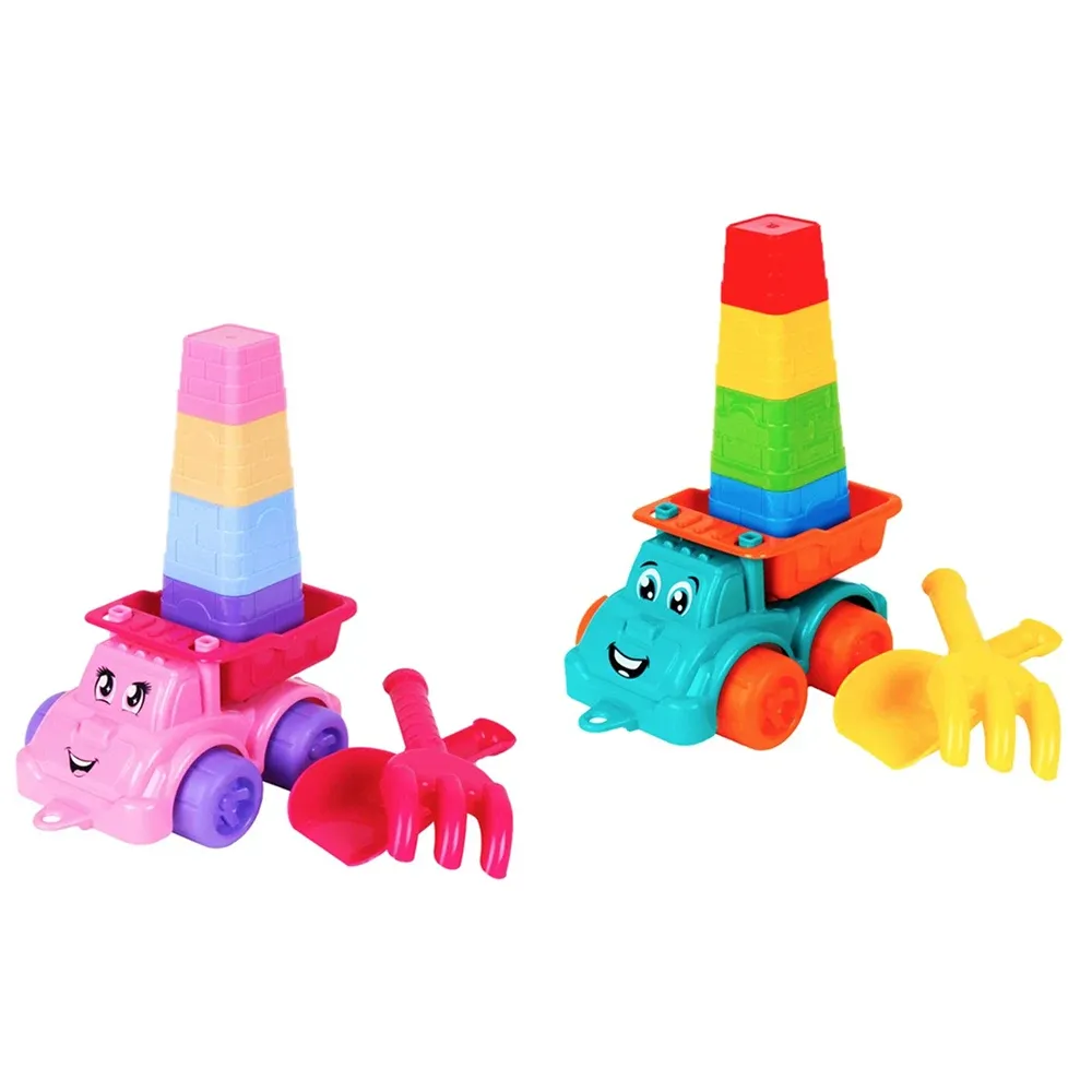 Set pentru nisip cu mașinuță și accesorii, Technok (07051)