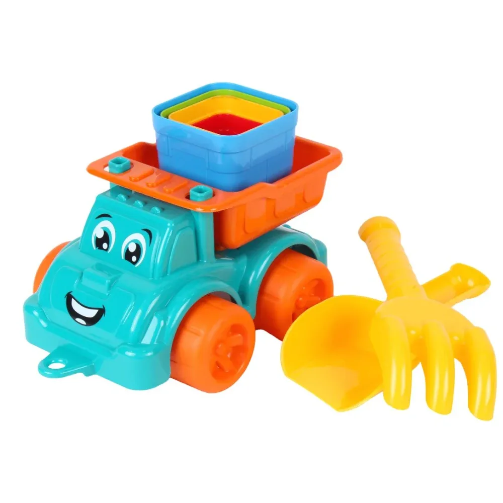 Set pentru nisip cu mașinuță și accesorii, Technok (07051)