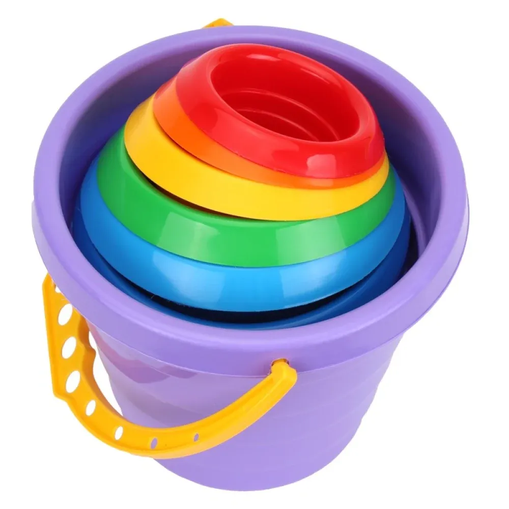 Piramidă pentru nisip Sombrero 3 cu găletușă, Technok (2704)