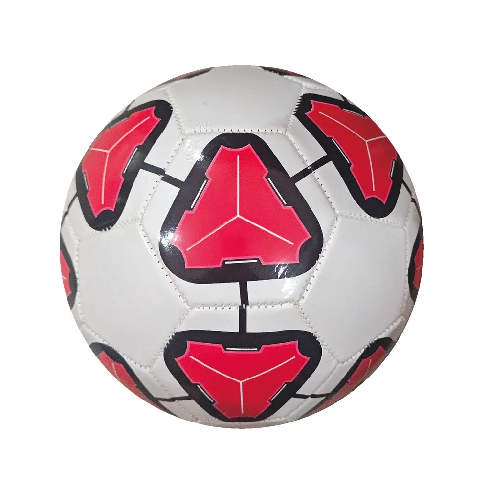 Minge de fotbal cusută, mărimea 5, roșie, RTM (429754)