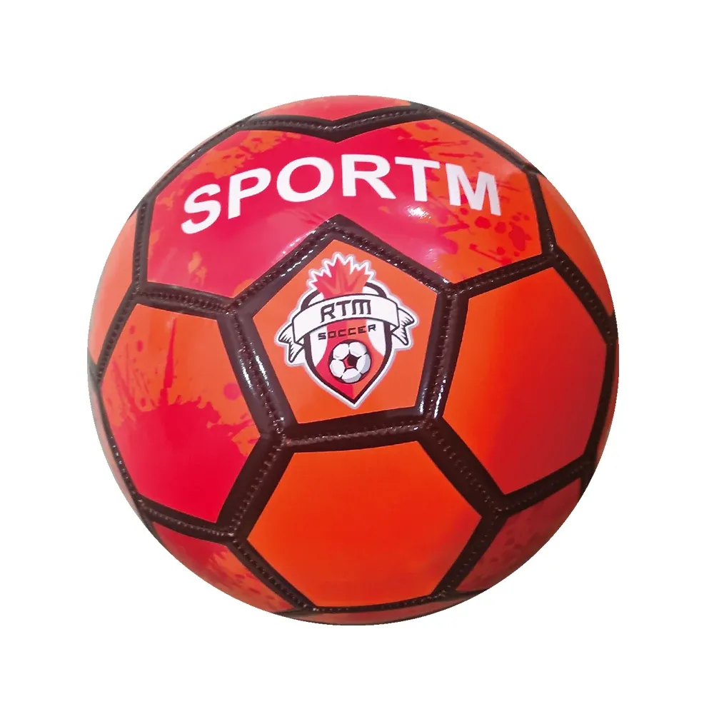 Minge de fotbal cusută, mărimea 5, portocalie, RTM (975313)