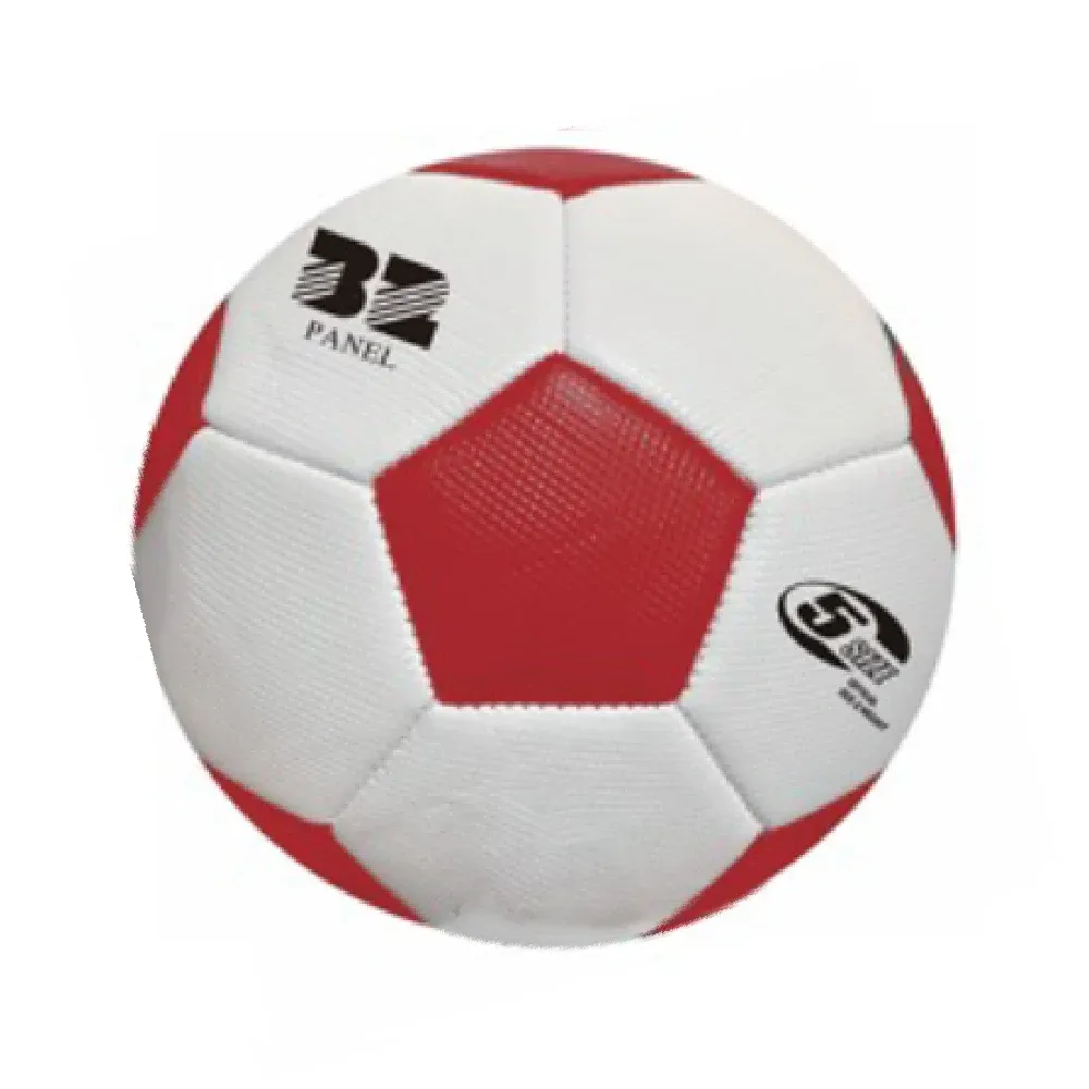 Minge de fotbal cusută, mărimea 5, roșie, RTM (265385)
