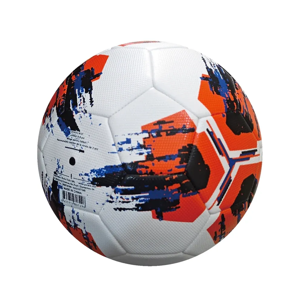 Minge de fotbal cusută, mărimea 5, portocalie, RTM (807296)