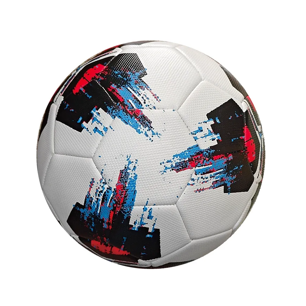 Minge de fotbal cusută, mărimea 5, roșie, RTM (790243)
