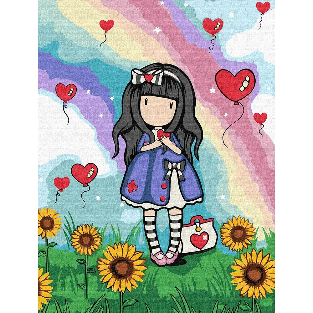 Картина по номерам Будь добра к себе, 30×40 см, Идейка (KHO8587)