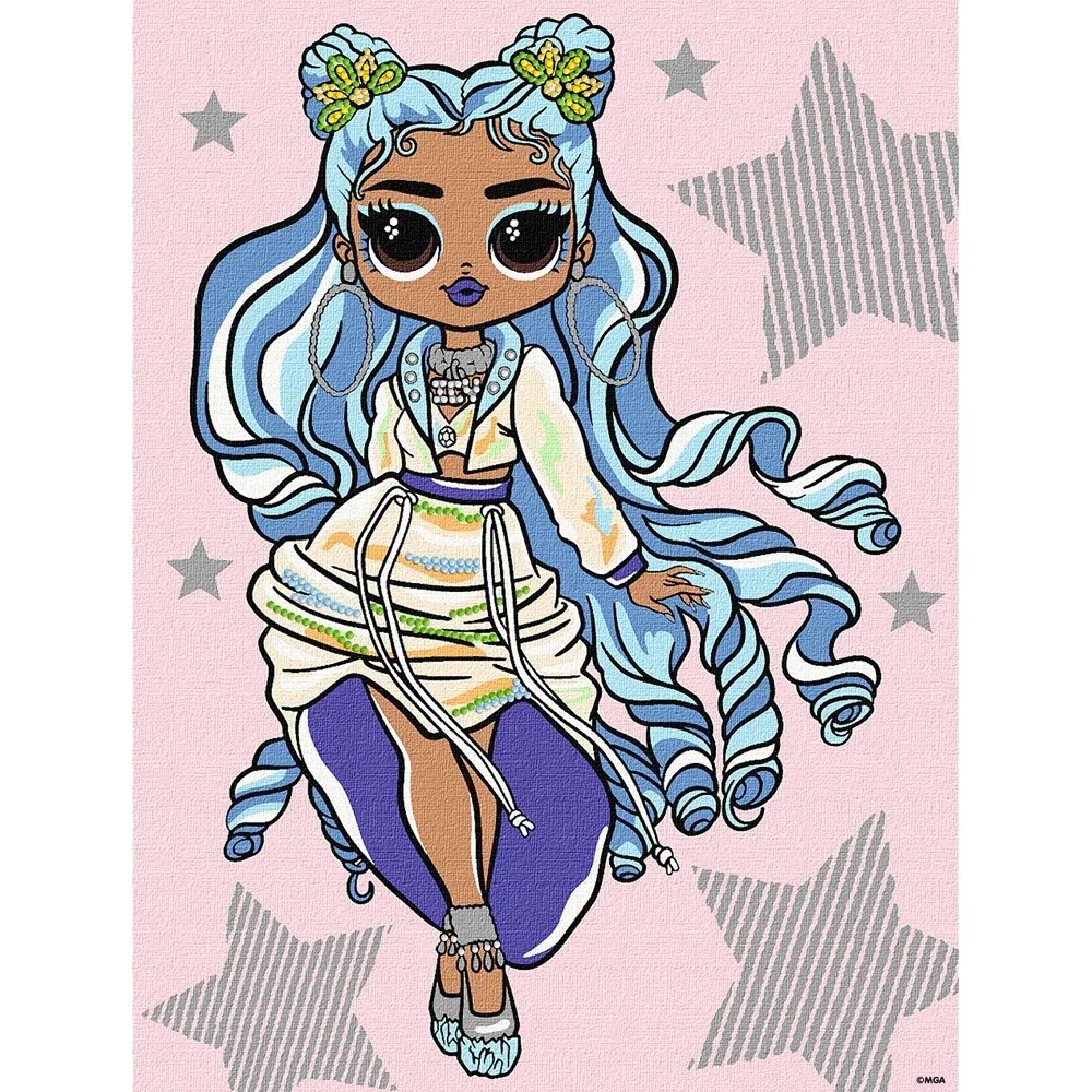 Картина по номерам LOL Surprise O.M.G. Показ мод Missy Frost, 30×40 см, Идейка (KHO6273)