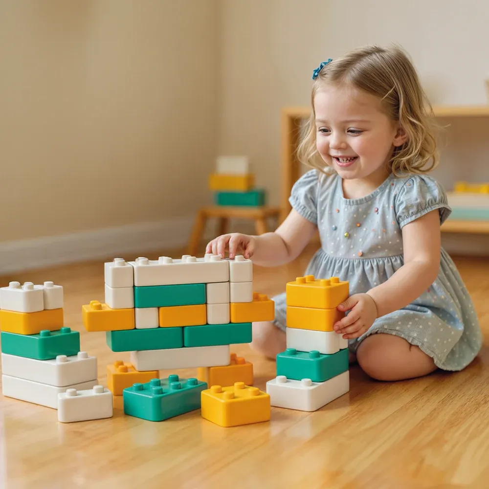 Constructor pentru copii, 48 piese mari, Dolu (2644)