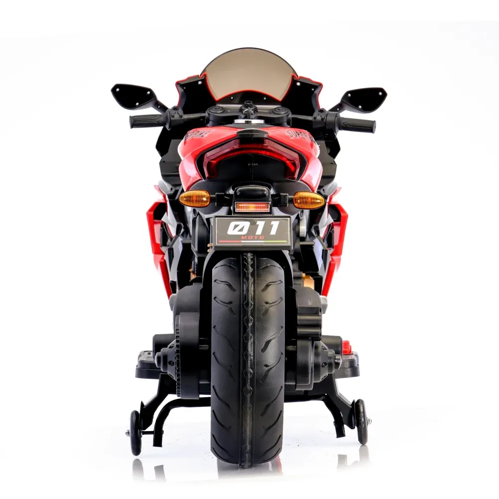 Motocicletă electrică pentru copii, roșie (56782)