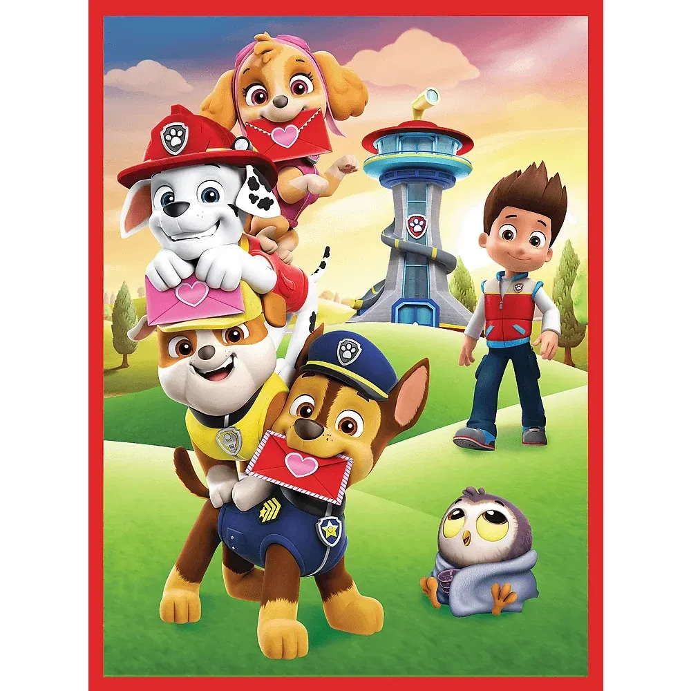 Puzzle 2 in 1 + Memos „Patrula Catelusilor” (93337)