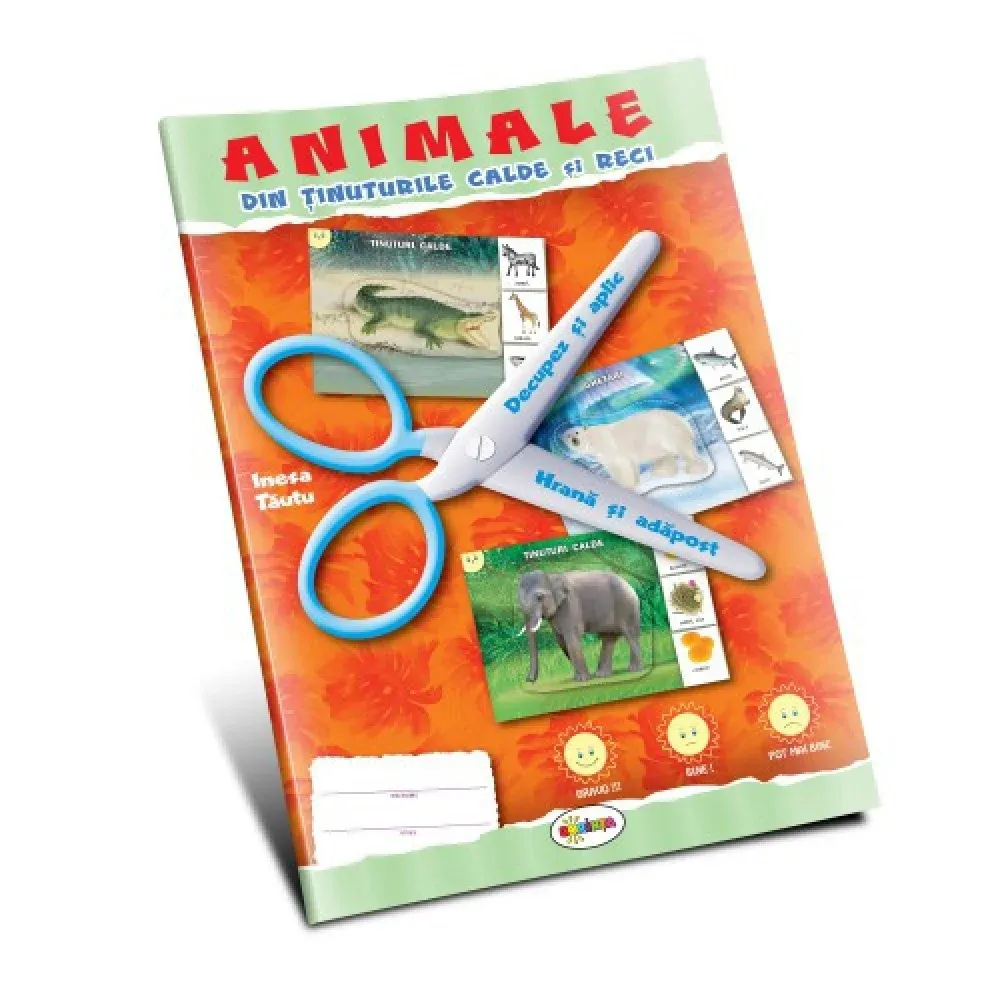 Animale din ținuturile calde și reci (cu foi detașabile) (34287)