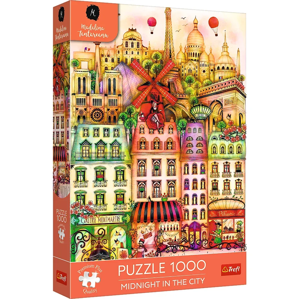Miezul nopții la Paris, 1000 elemente Premium Plus (12073)