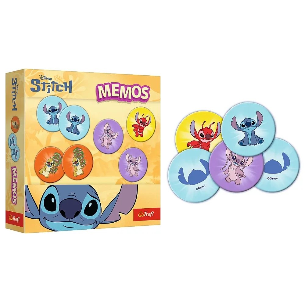 Joc de memorie cu Lilo și Stitch (02899)