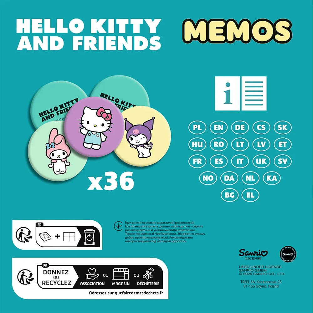 Joc de memorie cu Hello Kitty (02898)