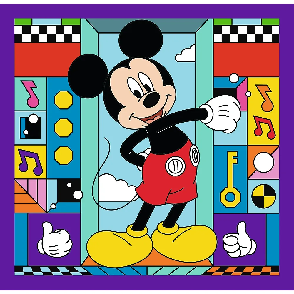 Mickey și echipa lui veselă, 3 in 1 (34894)