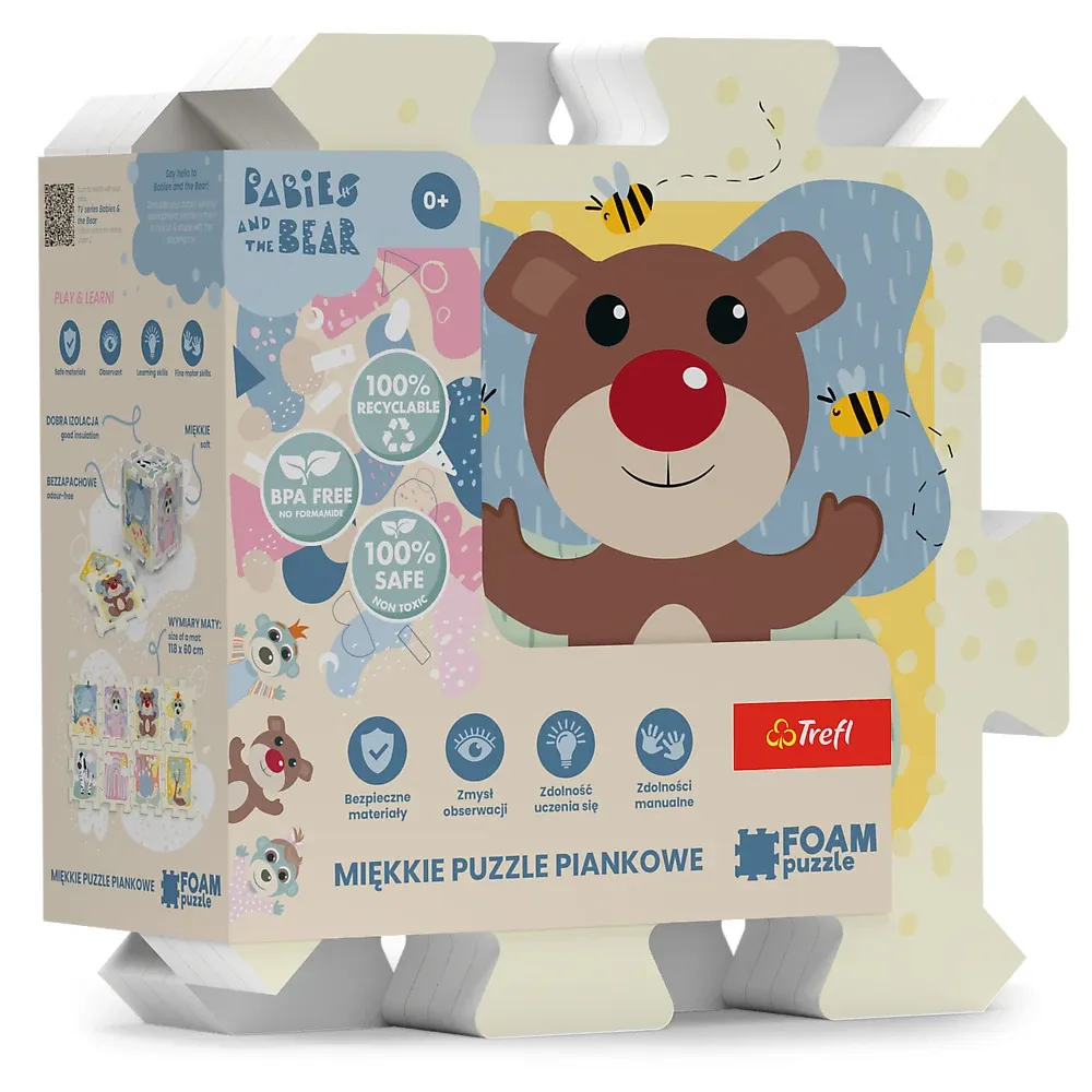 Puzzle din spumă – Bebelușii și ursul 2023 (61615)