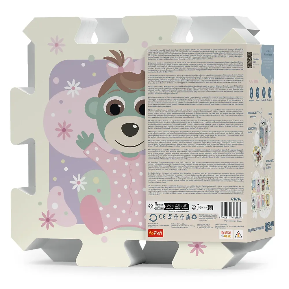 Puzzle din spumă – Bebelușii și ursul 2023 (61615)