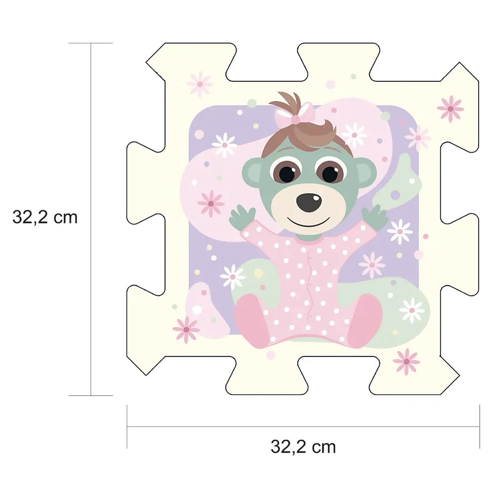 Puzzle din spumă – Bebelușii și ursul 2023 (61615)