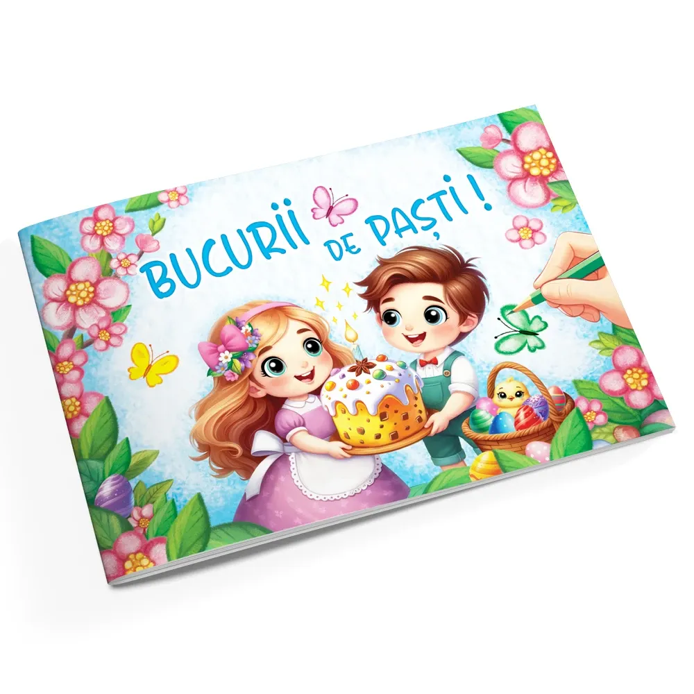Bucurii de Paști. Citesc si colorez (02952)