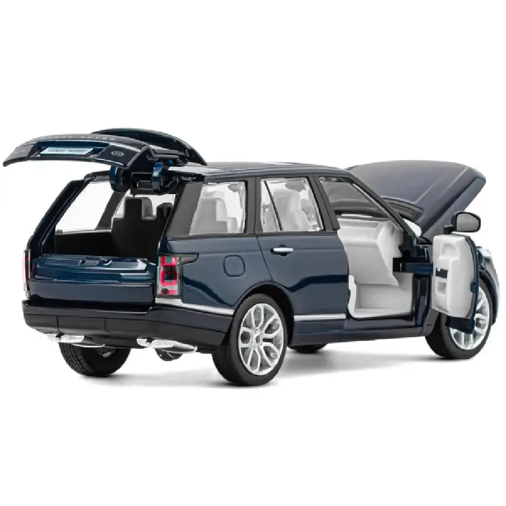 Mașină din metal Range Rover, scară 1:24, albastră, MSZ (68263A)