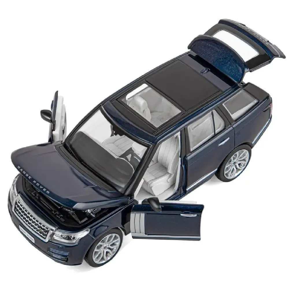 Mașină din metal Range Rover, scară 1:24, albastră, MSZ (68263A)